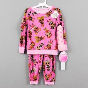 L.O.L Surprise Girl Pajama Set Pink New XS